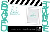 Heidi Swapp letterboard alphabet 0.5 - 1,3cm x124 teal