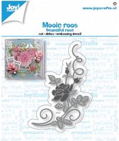 Joy!Crafts Stencil - Stans-embos-debosmal Mooie roos