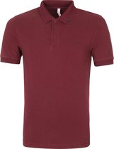 Sun68 - Polo Vintage Solid Bordeaux Rood - Modern-fit - Heren Poloshirt Maat XXL
