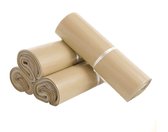 Verzendzak Beige | 25 stuks | 25x35CM | Verzendzakken | Verzendzakken voor kleding | Verzendzakken webshop | Verzendzakken plastic | Verzendenveloppen | Poly mailer | Koerierszakke