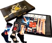 Sock My Feet - Grappige sokken heren - 3 pack - Maat 39-42 - Sokken Giftbox - Funny Socks - Vrolijke sokken - Leuke sokken - F1 Formule 1 sokken - Gekke sokken - Grappige cadeaus -