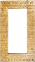 Liviza Rechthoekige Spiegel Cara - Met uniek handgesneden patroon