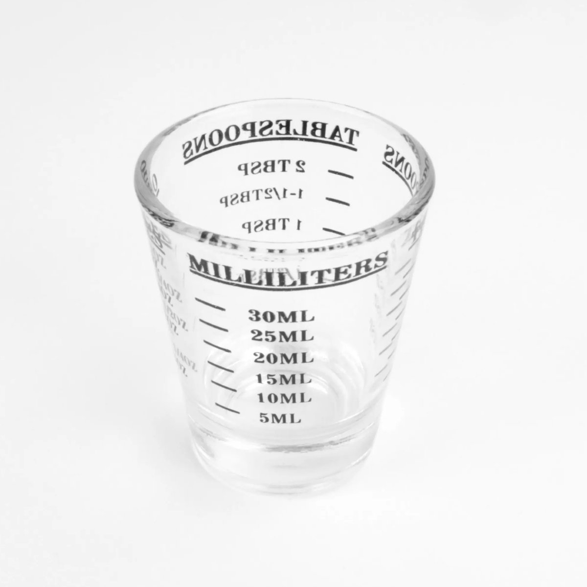 Espresso shotglas – rond – 30ml – espresso glas – maatglas - shotglas