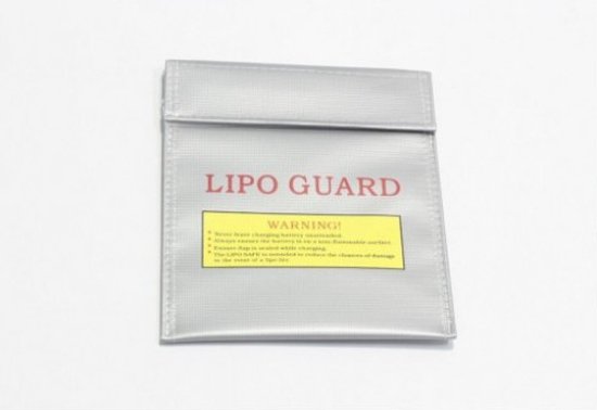 BlueMAX Fireproof LiPo Lithium Polymer Battery Safety Guard Bag Sack 23x30cm