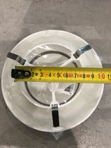 Starx Afzuigventiel - Rond Model Ventilatieventiel - Instelbare Diameter van Ø100 mm tot Ø125 mm - Vervaardigd uit Kunststof - Kleur Wit - Geschikt voor Ventilatie