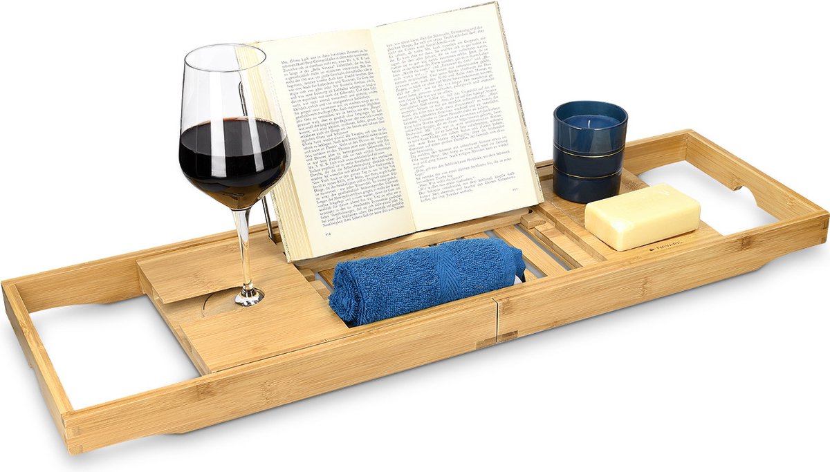 Decopatent - Bamboe - Wit - 75 cm - Badkameraccessoires kopen