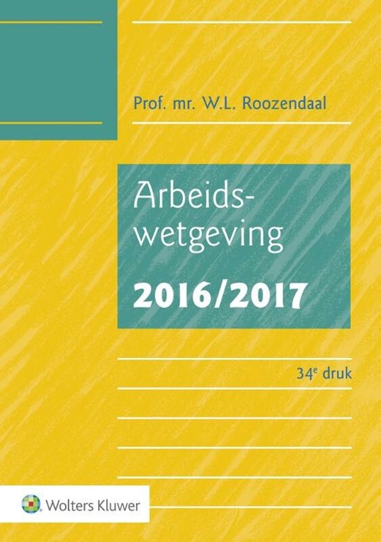 Arbeidswetgeving 2016/2017 - cover