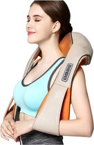 Lupio U-vorm Elektrisch Shiatsu Nekschouder Lichaamsmassageapparaat - Infrarood Verwarmde 4D Kneden Auto/Thuis Massage Sjaal
