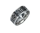 Soraro Ring | Zilver | Ringen Mannen | 17mm | Ring Heren | Mannen Cadeau voor Man Cadeautjes | Vaderdag | Vaderdag Cadeau | Black Friday | Sinterklaas | Kerst | Kerstcadeau