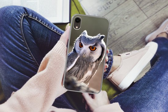 Coque iPhone XR - Hibou - Macro - Animal - Siliconen