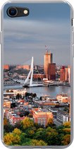 Geschikt voor iPhone SE 2020 hoesje - Rotterdam - Skyline - Boom - Siliconen Telefoonhoesje