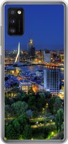 Geschikt voor Samsung Galaxy A41 hoesje - Rotterdam - Nederland - Skyline - Siliconen Telefoonhoesje