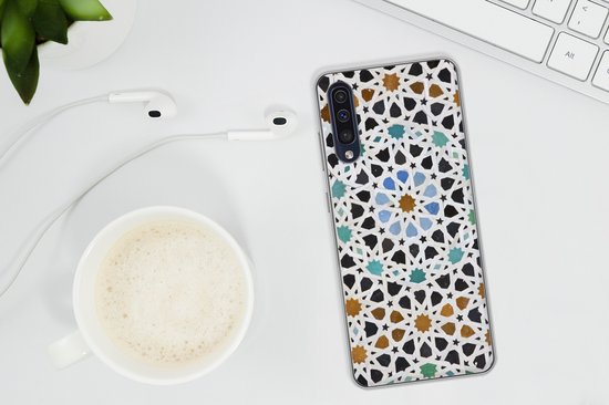 Coque Samsung Galaxy A50 - Détail Mosaïque Marocaine - Siliconen