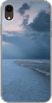 Geschikt voor iPhone XR hoesje - Noordzee - Storm - Water - Siliconen Telefoonhoesje