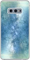 Geschikt voor Samsung Galaxy S10e hoesje - Sterren - Hemel - Blauw - Jongens - Meisjes - Kinderen - Siliconen Telefoonhoesje