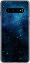 Geschikt voor Samsung Galaxy S10 hoesje - Sterrenstelsel - Nacht - Melkweg - Jongens - Meisjes - Kinderen - Siliconen Telefoonhoesje