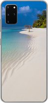 Geschikt voor Samsung Galaxy S20 Plus hoesje - Zee - Strand - Zomer - Siliconen Telefoonhoesje