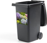 Container sticker Verschillende hortensia bloemen - 40x40 cm - Kliko sticker