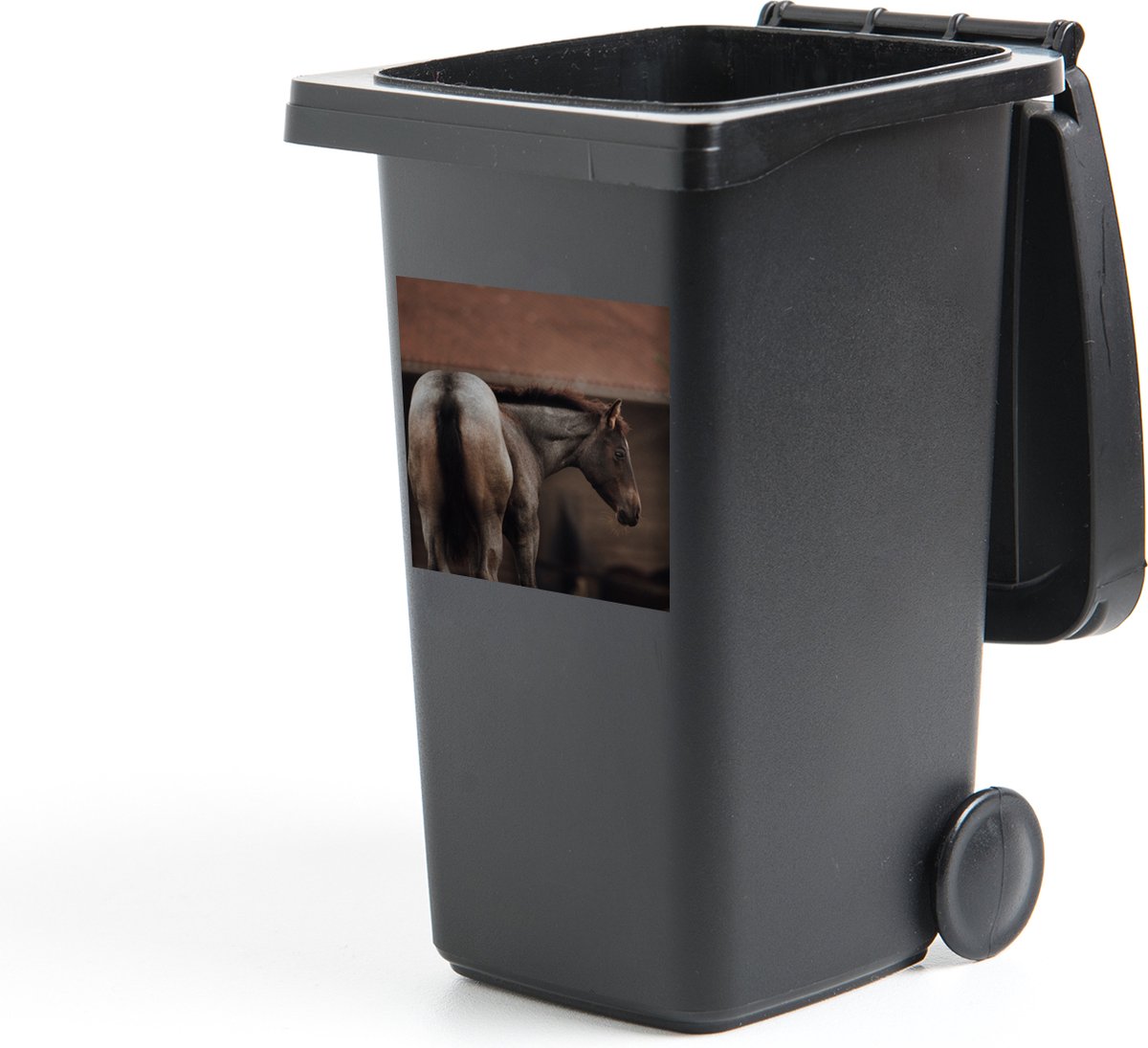 Afbeelding van product StickerSnake  Container sticker Paard - Boerderij - Portret - 40x40 cm - Kliko sticker