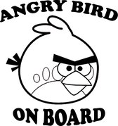 Baby On Board (wit) (20x15cm) Angry Bird Boy
