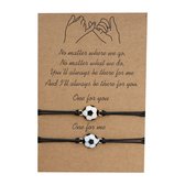 Bixorp Friends Vriendschapsarmbandjes voor 2 met Voetbal - BFF Armband
Meisjes & Jongens - Best Friends Armband Vriendschap Cadeau voor Twee