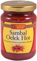 Flower Brand - Sambal Oelek Hot - 200g - per 4x te bestellen