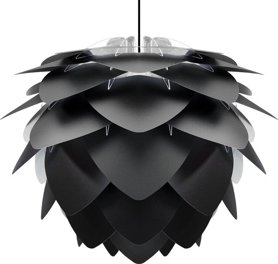 Umage Silvia Medium hanglamp black - met koordset zwart - Ø 50 cm
