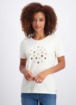 Tramontana | T-Shirt Foil | Cream | Maat M