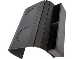 foto van YUGN BLACK Armleuning Dienblad Flexibel - Armleuning Organizer Antislip en Volledig Bamboo - Dienblad Bank - Zetel- Cadeautip