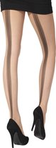 Pretty Polly Backseam Design Tights - Nude/Black - One Size - Eur 36 tot 42 - AVG3