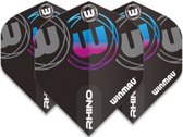 Winmau Rhino Logo Zwart, Grijs en Blauw dartvluchten
