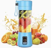 blender to go - Persoonlijke mixer, draagbare sappers, elektrische fruitmixer, mini blender smoothie maker, USB-sapmixer, oplaadbaar, 6 messen in 3D voor uitstekende menging, 380 m