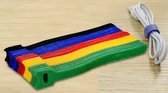 BlueBirdz - Kabelbinders Klittenband 50 stuks - Klittenband Kabelbinder - Tie wraps - Cable Organizer