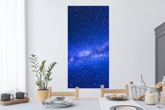 Stickers muraux - Ciel Etoilé - Univers - Blauw - 60x120 cm - Film Adhésif
