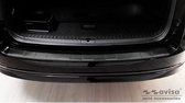 Zwart RVS Achterbumperprotector passend voor Skoda Octavia IV Kombi 2020- (incl. RS, excl. Scout) 'Ribs'
