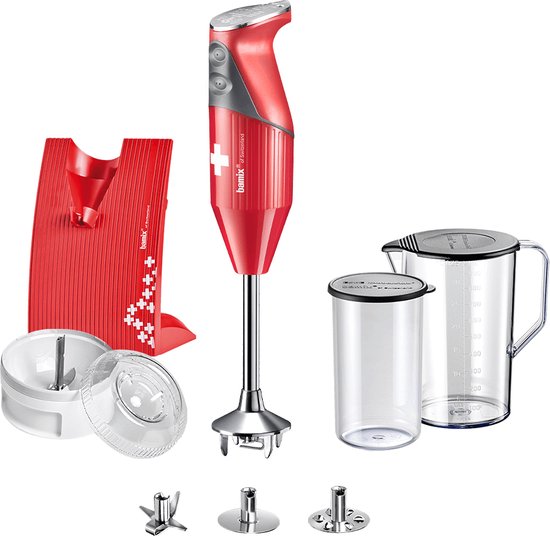 Bamix Staafmixer Set SwissLine - 200 W - Rood van Merkloos — afbeelding 5