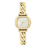 Komono Moneypenny Revolt Gold White Horloge W1209 RVS Goudkleurig Wit