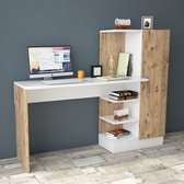 Rich Interiors® - Computertafel Avignon Wit - Werktafel - Bureau - Laptoptafel Wit