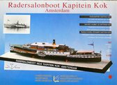 bouwplaat, modelbou in karton, Radersalonboot Kapitein Kok, schaal 1/150