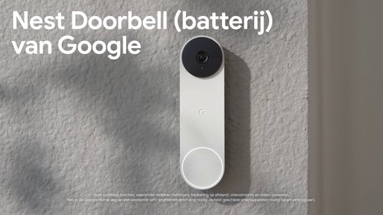 Google Sonnette Sans Fil Avec Caméra Nest Blanc