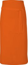 Link Kitchen Wear Terrassloof met handige zak, Oranje.