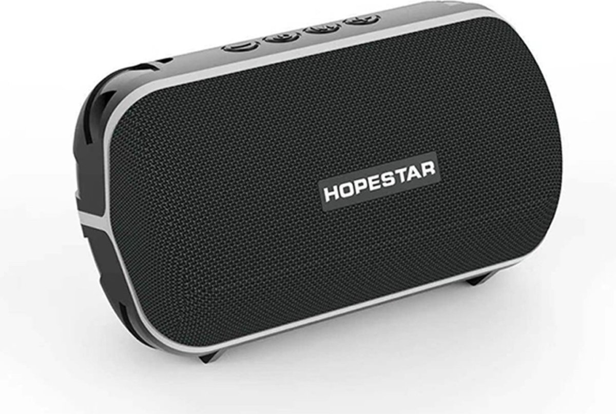 Hopestar T6 Mini Zwart -luidspreker Draagbare draadloze luidspreker Draagbare waterdichte luidspreker Soundbar