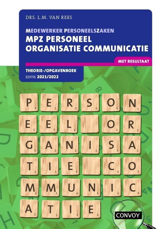 Medewerker Personeelszaken Theorie-/opgavenboek 2021-2022 - cover