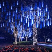 Kerstverlichtng - Tuinverlichting - Boomverlichting - 8 Buizen - IJspegel lampen - Meteorenregenlampen - Vallende regendruppel-lampen - IJspegel-lampen - Waterbestendig - 30 cm Buizen