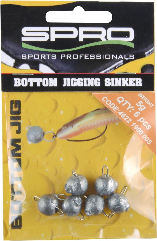 Spro Bottom Jig - Loodkop - 3g - 6 Stuks - Grijs van Spro — afbeelding 3