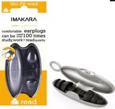 Imakara - festival - earplugs - slapen - klussen - soft - filter - siliconen - zwart - herrie - stoppers