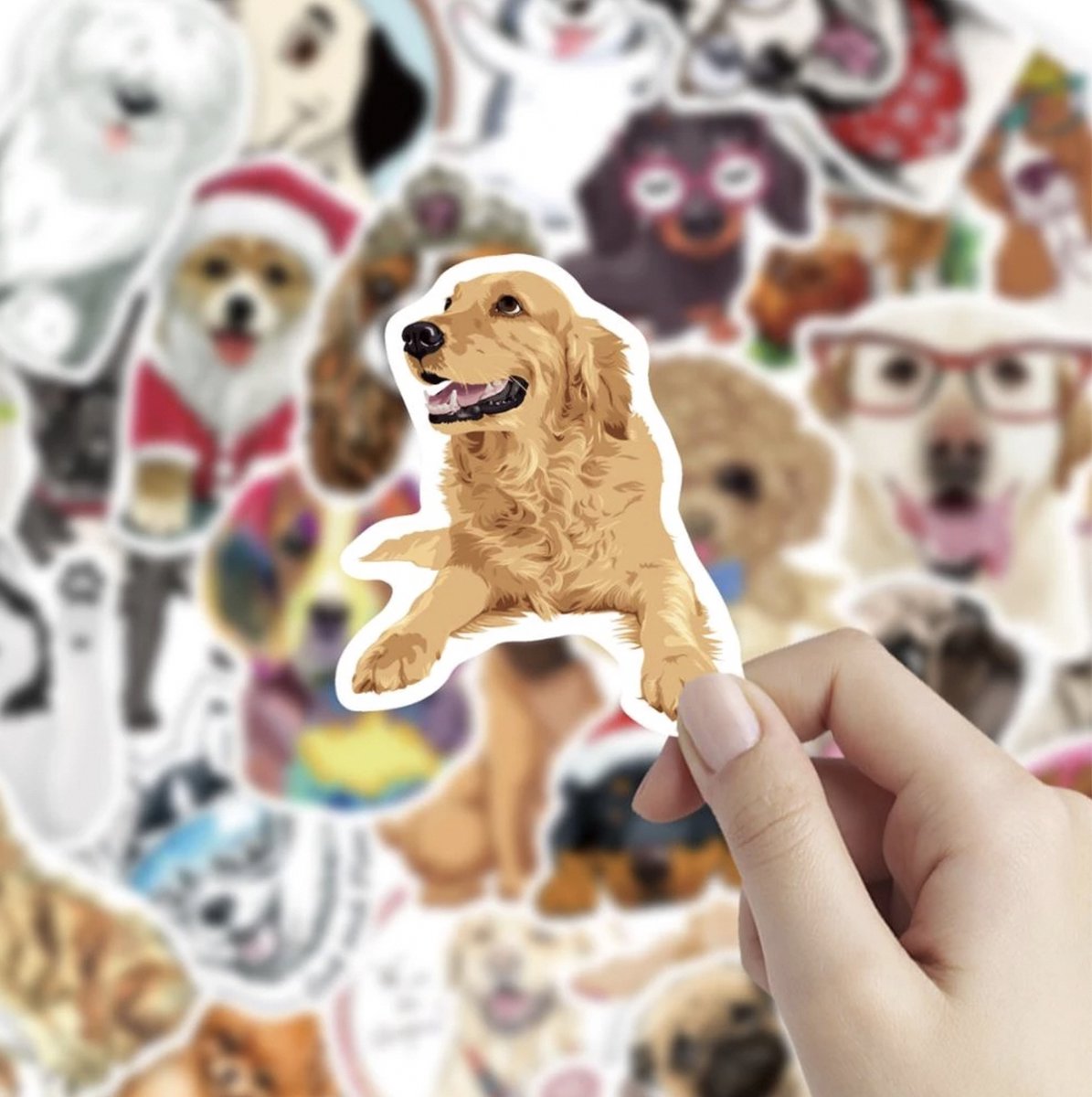 Schattig gekleurd hart autosticker