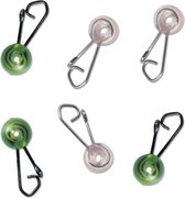 Drennan Clip Beads (6 pcs) - Maat : 6mm