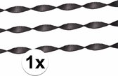 Serpentins en papier crépon noir