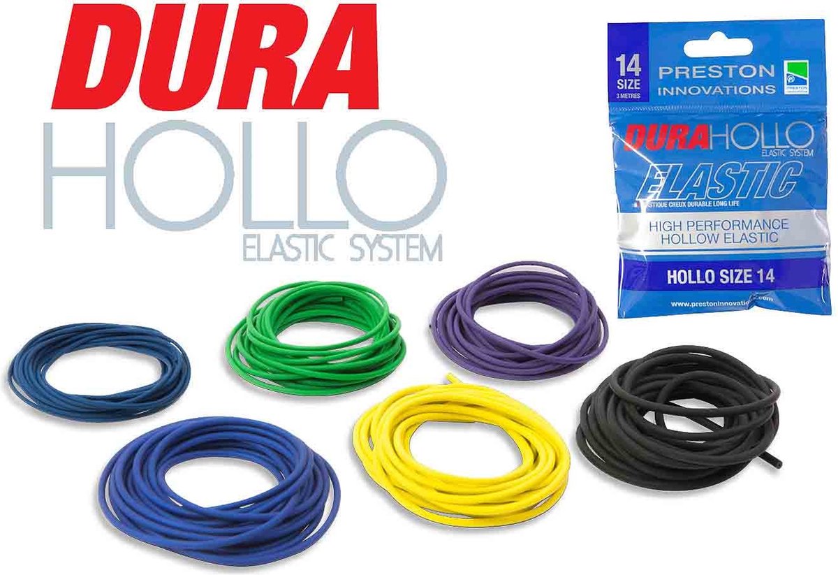 Preston dura hollo elastic size 10 green